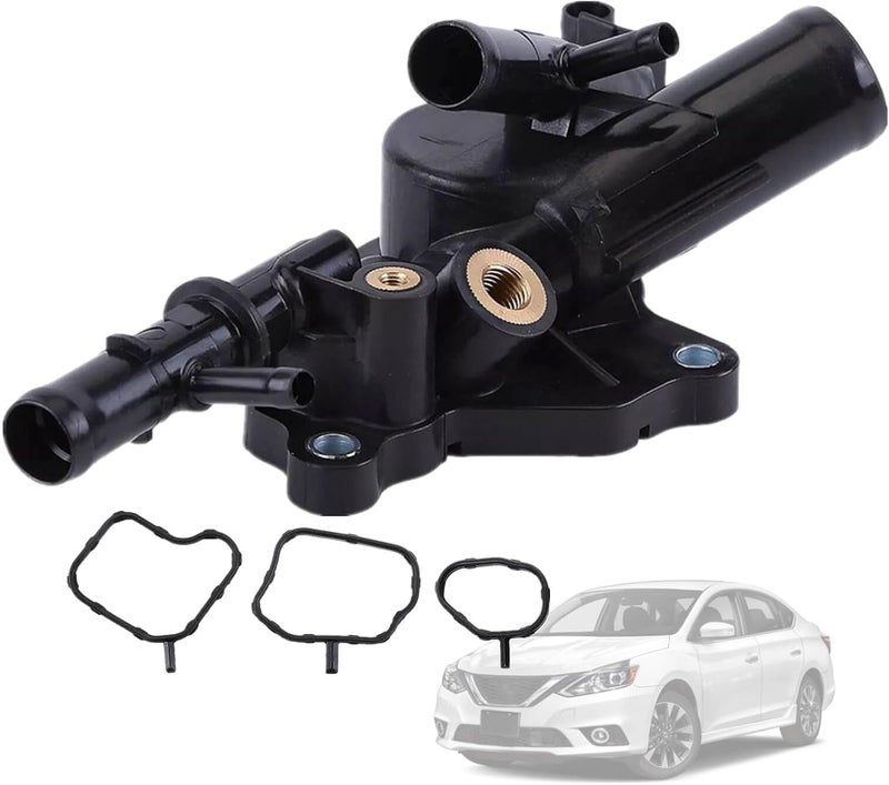 LDCRE Water Control Valve Outlet with Washer,Compatible with 2013-2019 Nissan Sentra 2017-2019 Nissan Rogue,Coolant Outlet Flange Water Outlet Replace 110603RC1A 11060-3RC1A - Image 1